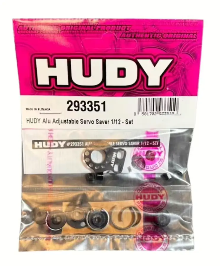 Hudy Alum Adjustable Servo Saver For 12Th Scale 1