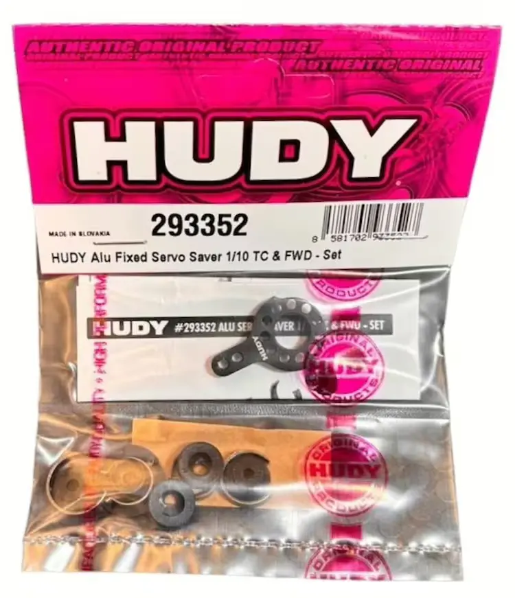 Hudy Alum Fixed Servo Saver For Tc & Fwd 1