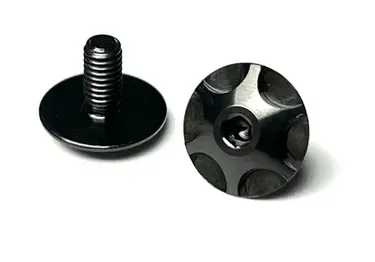 Sortafast Hexcix Titanium Screws - Wing / Steering Arms - 2Pk (Metric) Black 1