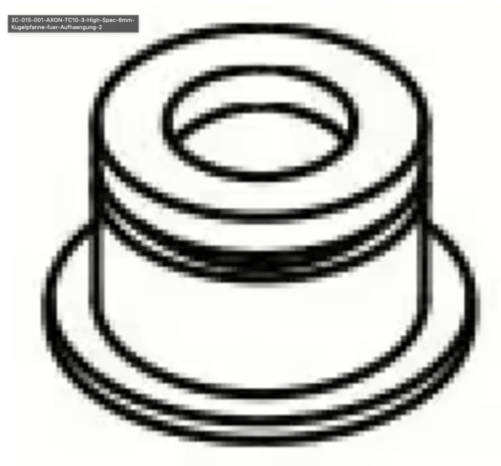 Axon Tc10/3 High Spec 6Mm Suspension Bushing (2) 1