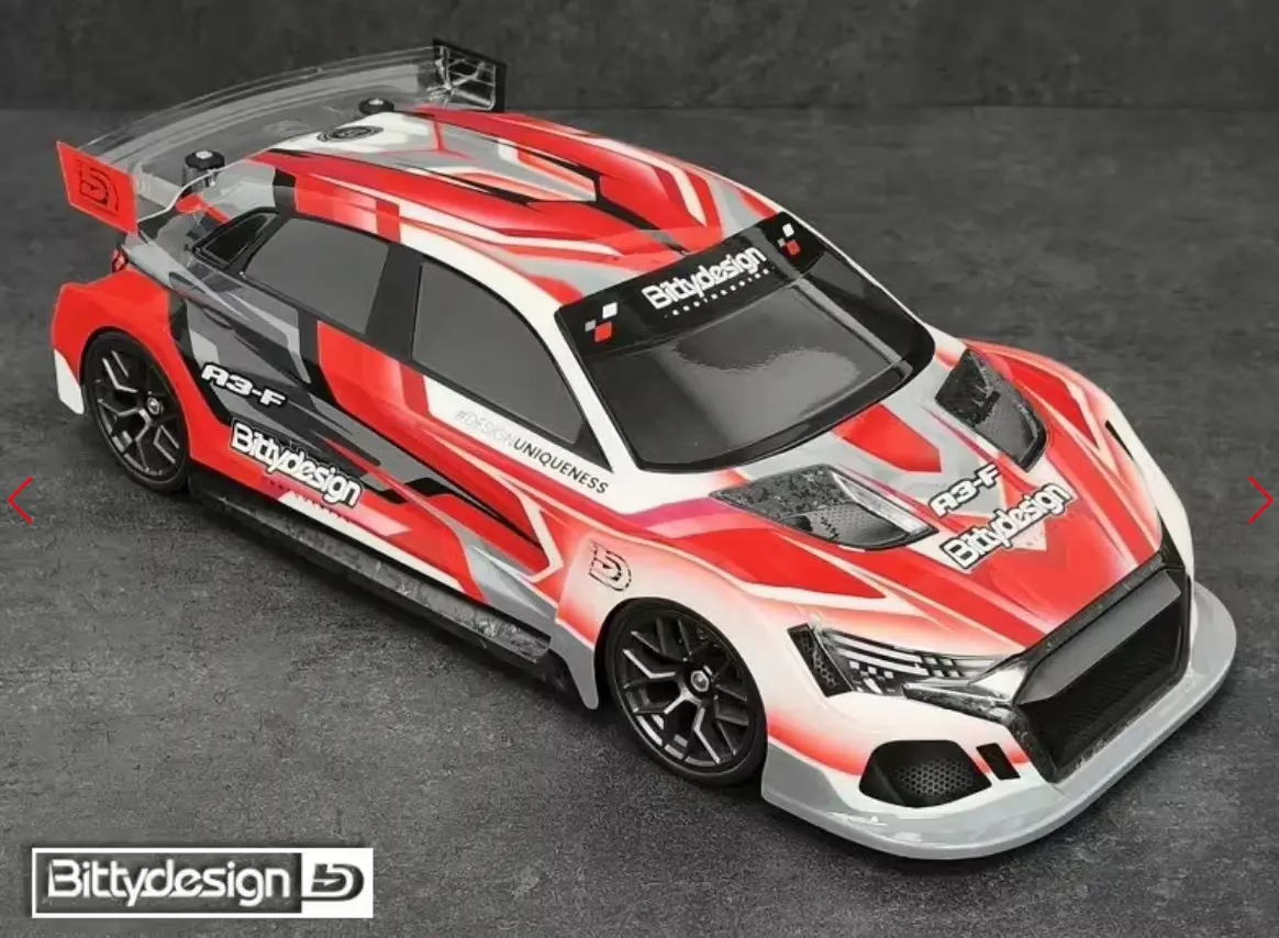 Bittydesign A3-F 1:10 Fwd Body Clear 190Mm Ult - Ultra Light Weight 0.5Mm 1