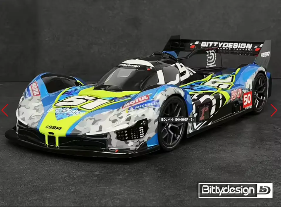 Bittydesign 499R 1/10 Lmh Body 1:10 (Clear) 190Mm 1