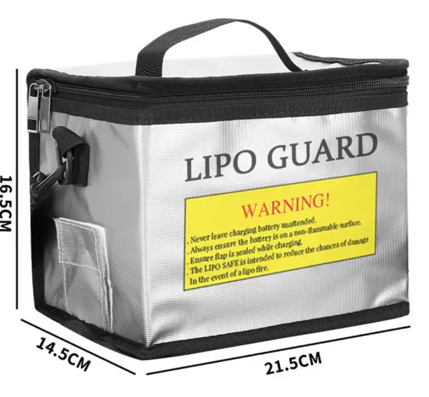 Large Lipo Bag.  Holds 10 Batteries 1