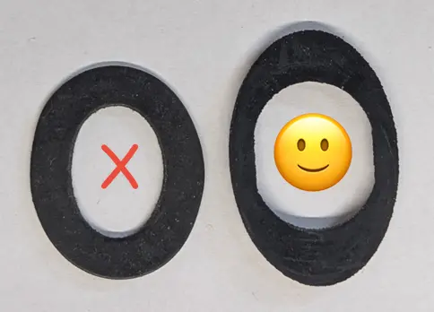 Better Fitting Wiper Bezel Pad - (Sold Individually) (All Spridgets) 1