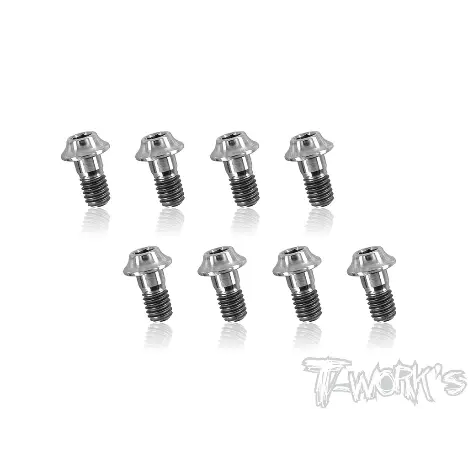 Tworks Titanium Hex Socket Half Thread Screw (8Pcs) 1
