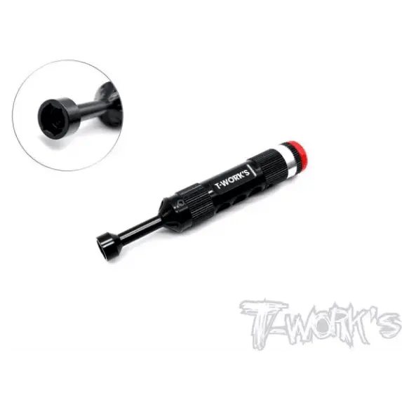 Tworks Hard Coated Mugen Mtc2 Lower Arm Pivot Nut Driver 1