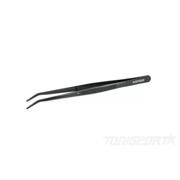 Mr33 Curved Tweezers- Black 1