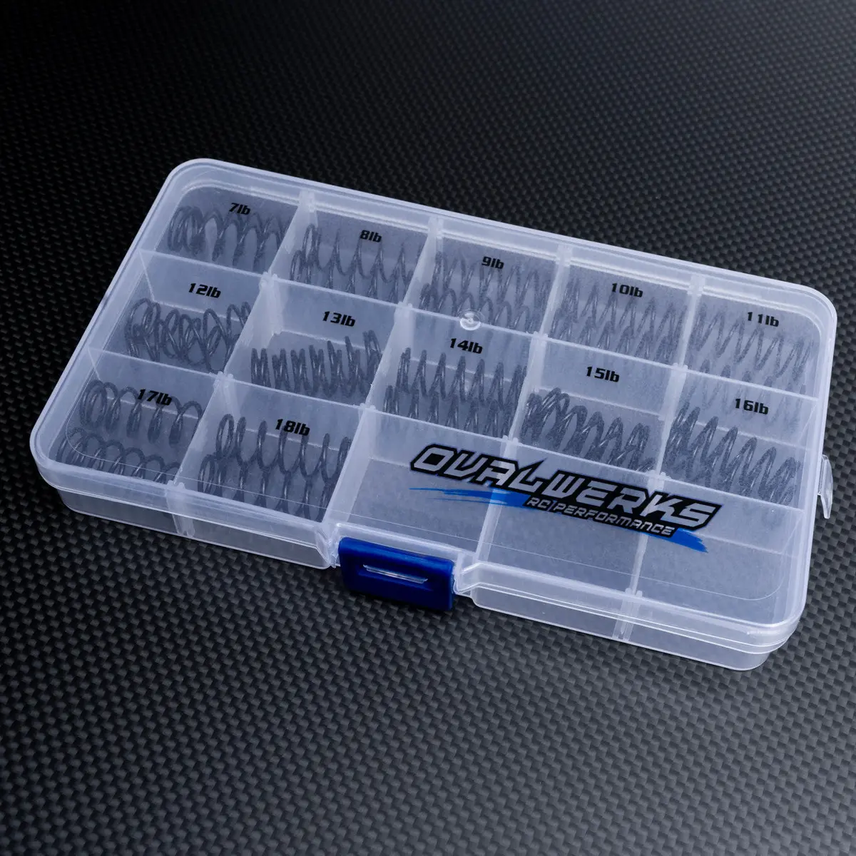 Complete Side Shock Spring Set With Storage Case (7-18Lb 1
