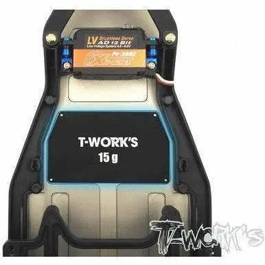 Tworks Alumn Chassis Weight For B6.  15G 1