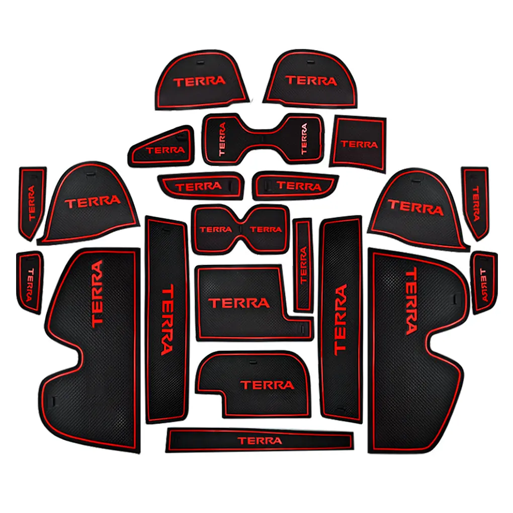 Nissan Terra Door Slot Mats 1