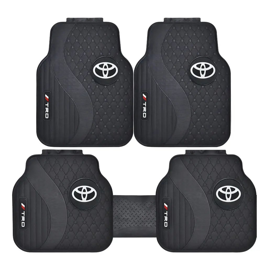 Toyota Trd Universal Car Floor Premium Rubber Matting Protector / Guard (High Quality) 2