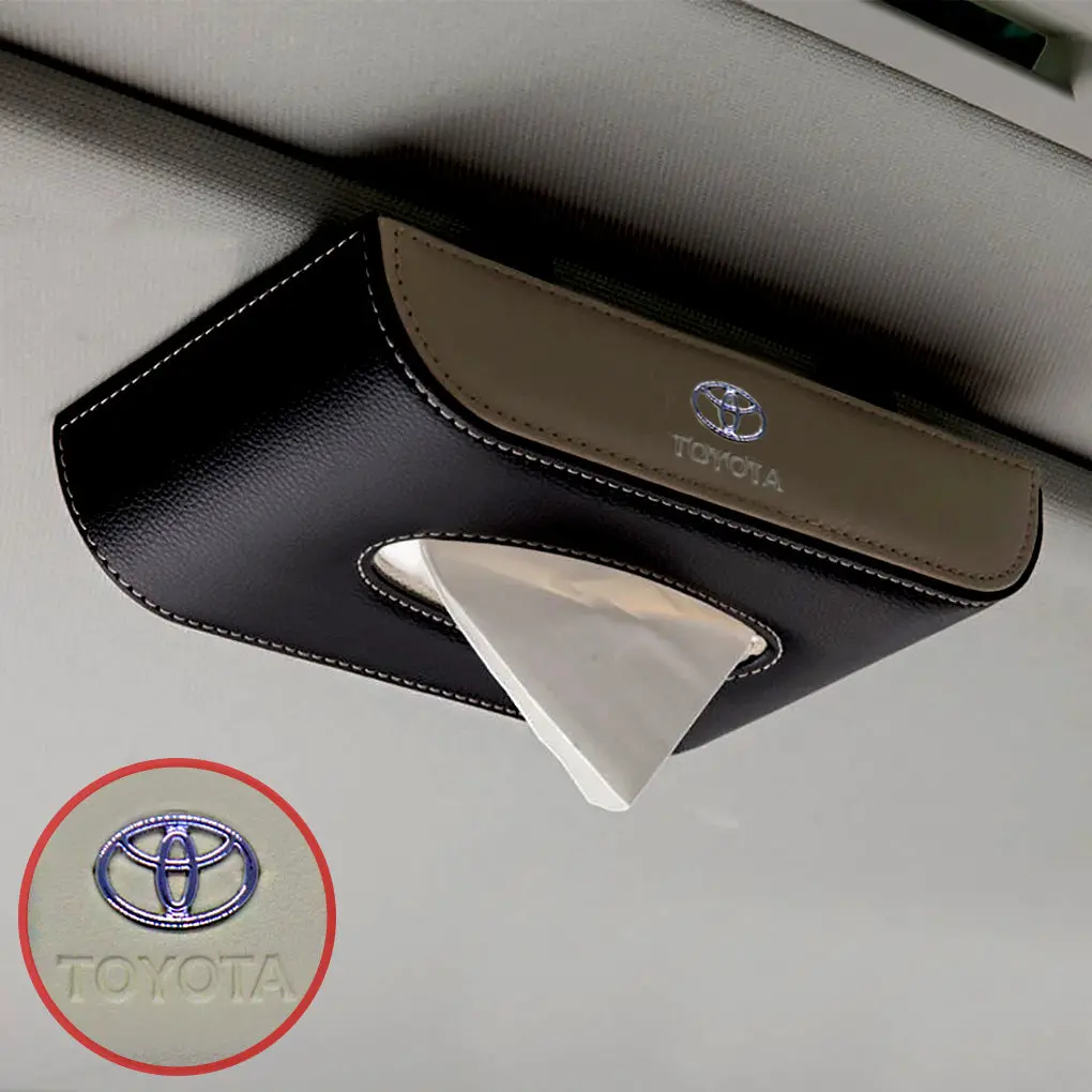 Toyota Leather Tissue Box Napkin Car 1