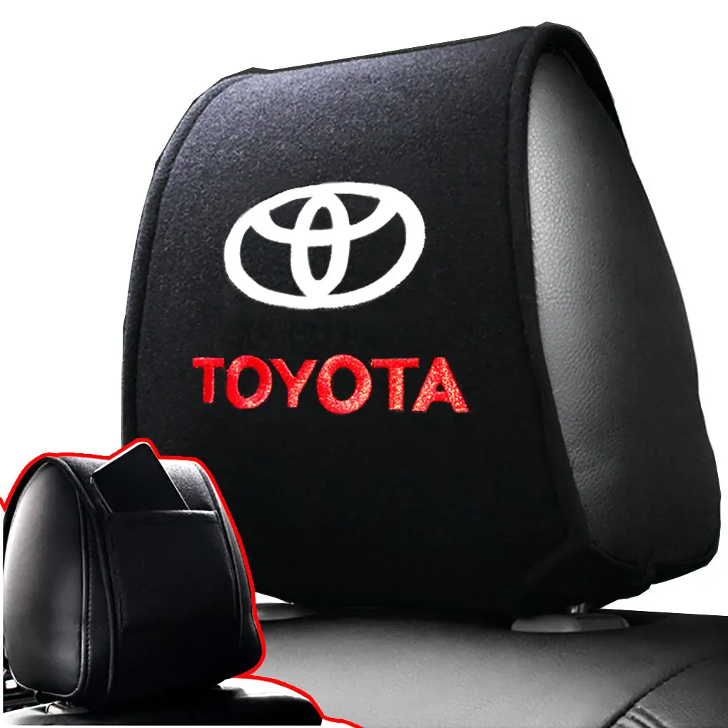 Toyota Car Headrest Cover Cotton 1