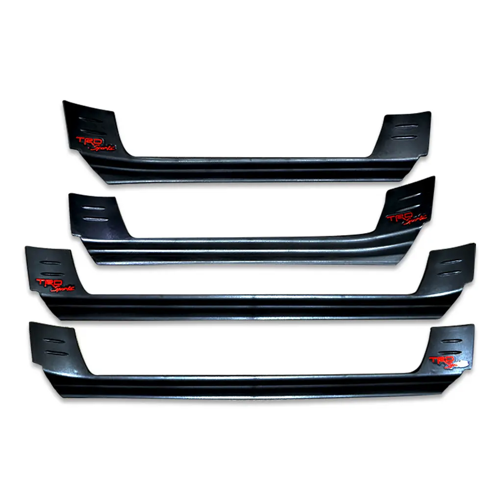 Toyota Red Trd Scuff Plate 1