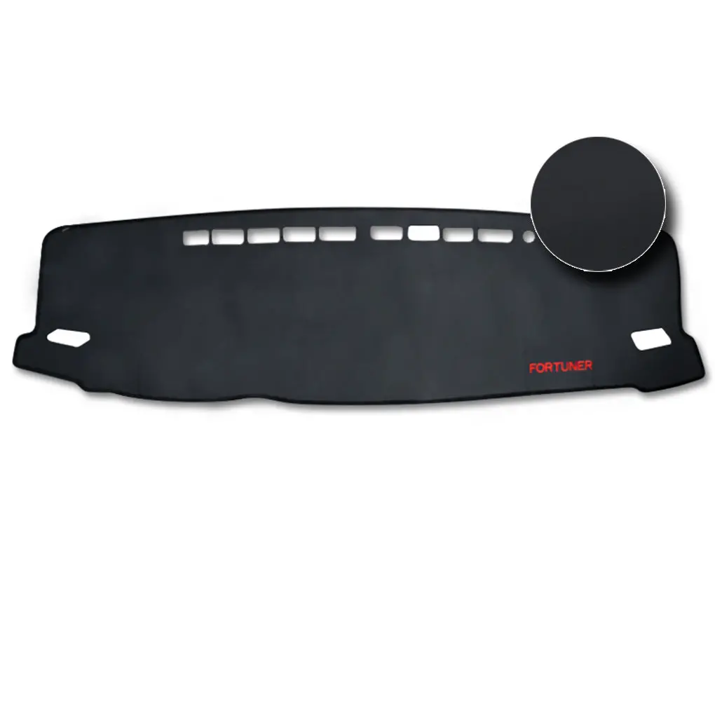 Dashboard Cover For Toyota Fortuner (Leatherette/Felt/Abstract Floral Material) 1