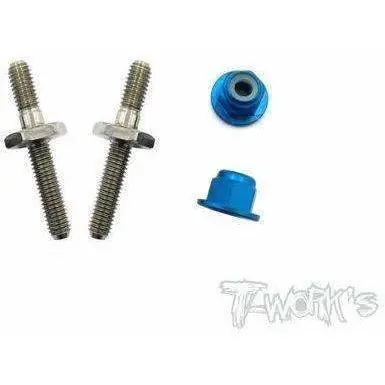 Tworks Titanium Battery Post With Lock Nut 1