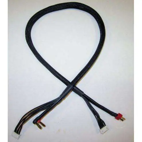 Tq 2Cell Charge Cable With Balance Plug For Up To 4S Battery With Deans Or Stepped Bullets 1