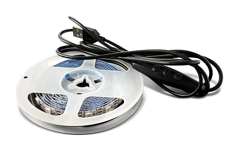 Trak Racer 2M Led Strip Light Set With 1M Usb Cable – 3M Total Length Per Strip (Set Of 2) 1