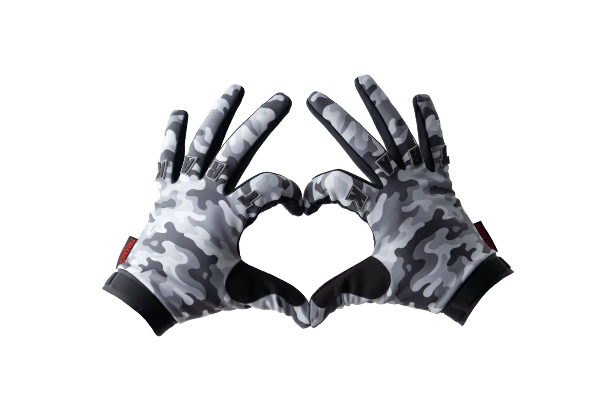 Trak Racer Multi-Use Sim Racing Gloves - Grey Camo 1