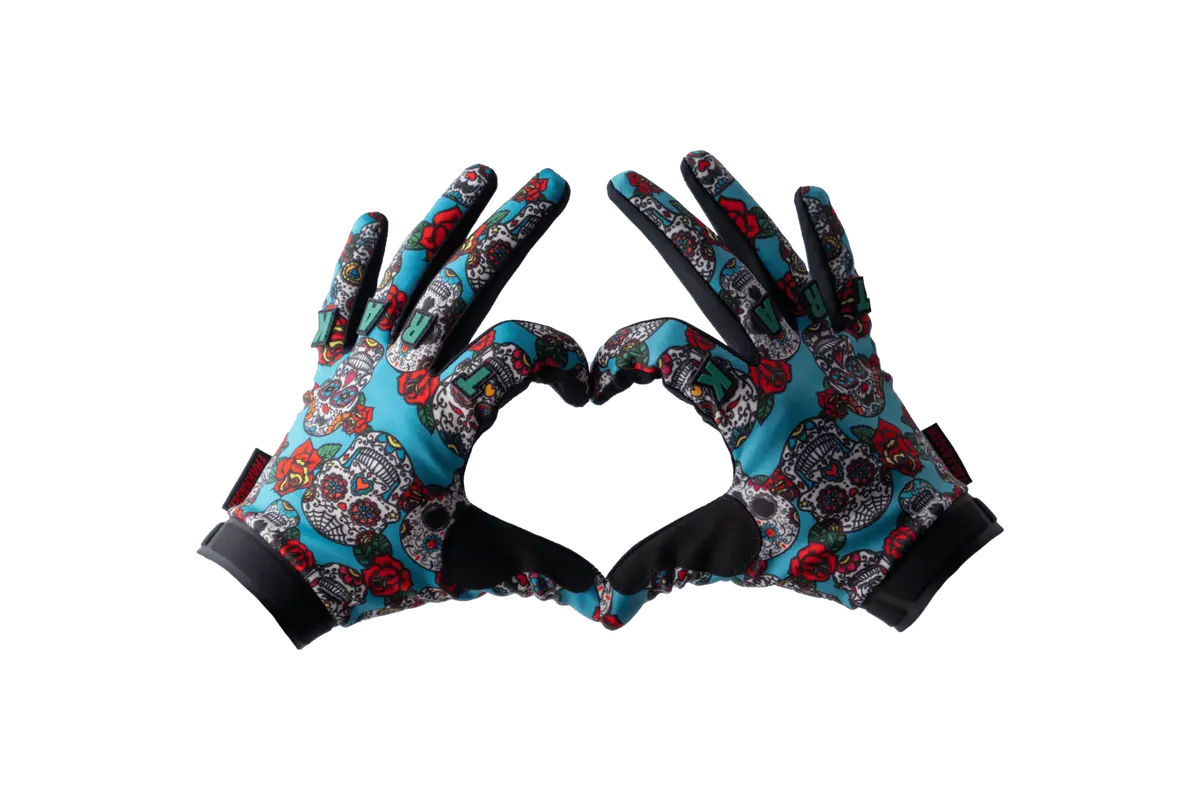 Trak Racer Multi-Use Sim Racing Gloves - Blue 1