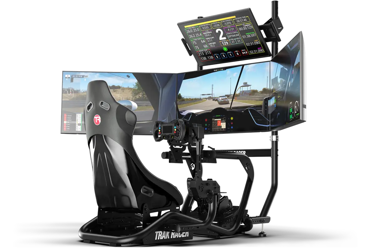 Cockpit-Mounted Quad Monitor Stand For Trak Racer Tr8 Pro 1