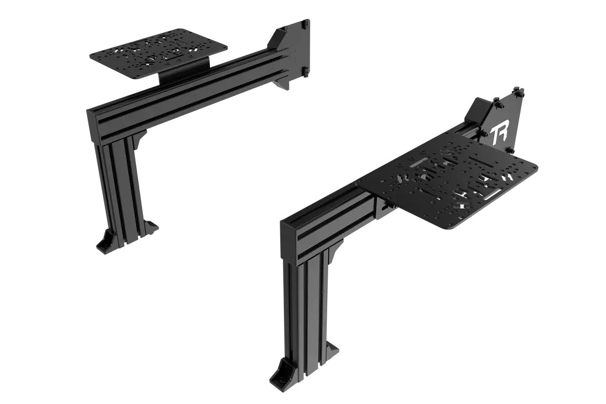 Flight Sim Control Mounts With 2 Side Supports For All Aluminum Cockpits 1