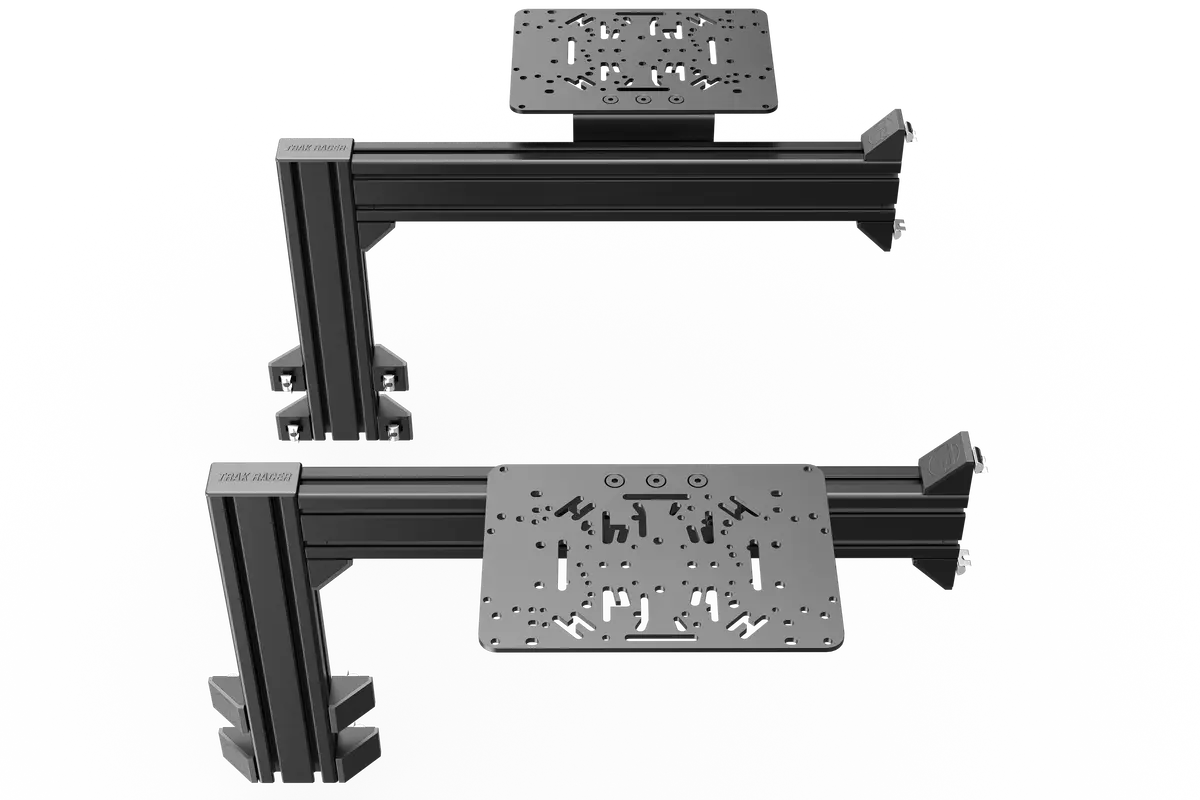 Flight Sim Control Mounts With 2 Side Supports For All Aluminum Cockpits 1