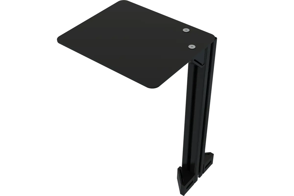 Computer Mouse Shelf With 40×40 Mm (1.57" × 1.57") Aluminium Profile & Mounting Brackets 1