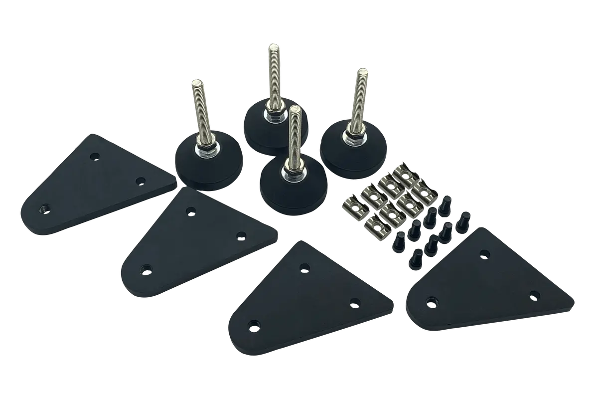 Adjustable Legs And Rubber Feet (Set Of 4) V1 1
