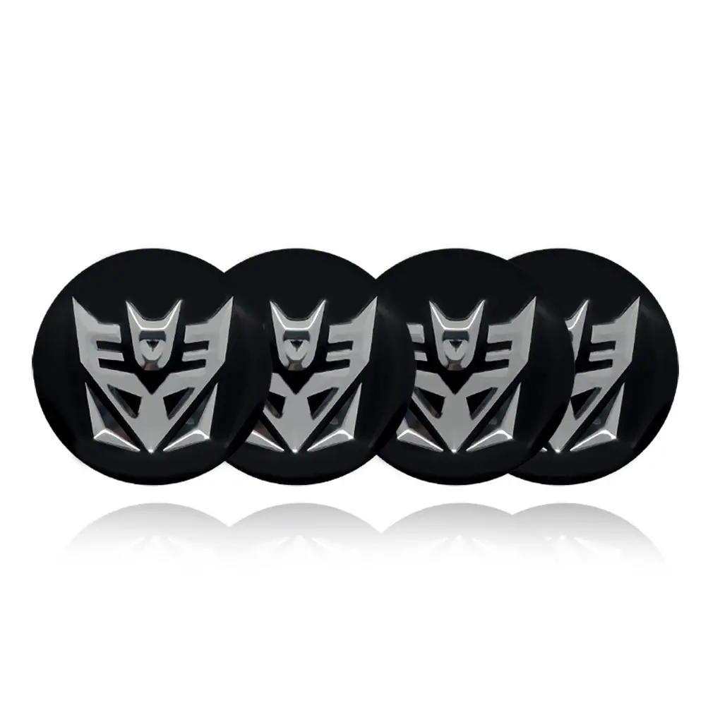 Transformer Car Center Wheel Cap Badge Aluminum Metal Sticker 1