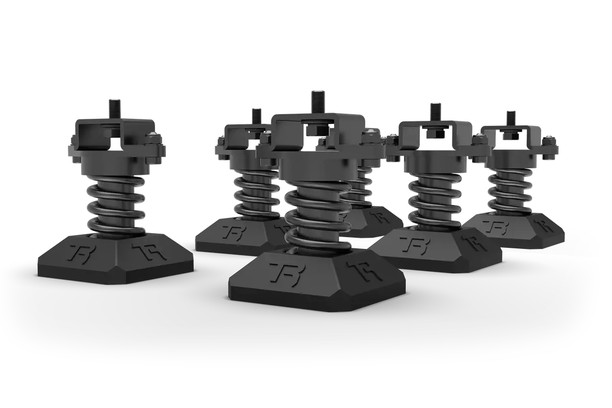 Universal Vibration Isolation Kit – Set Of 6 Heavy-Duty Rubber Isolation Feet 1