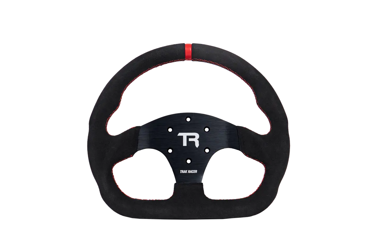 330Mm/13" Flat-Bottom Gt Sim Racing Wheel – Aluminium With Durable Silicon Hand Grips 1