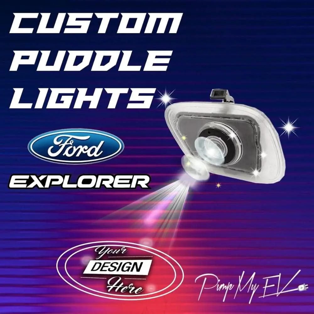 Custom Led Side Wing Mirror Projector Puddle Approach Lights For Ford Explorer 2011-2026 1