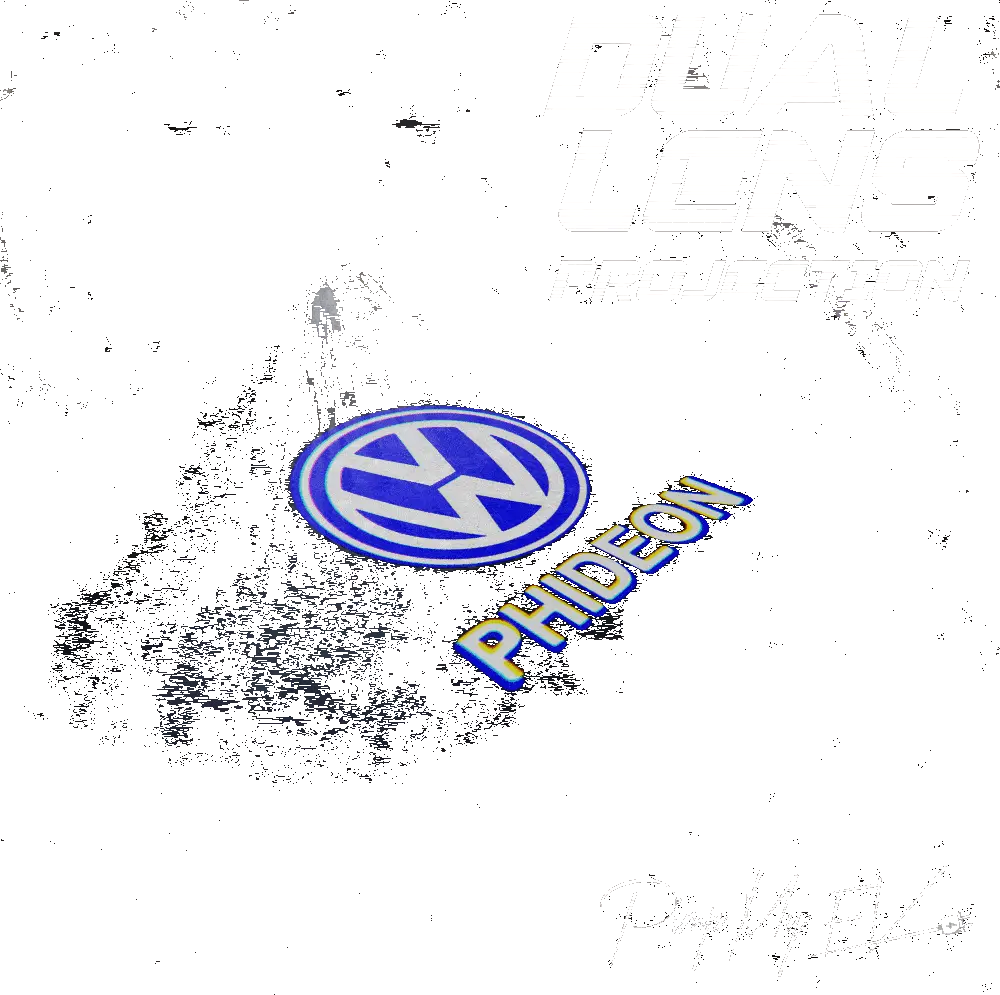 Volkswagen Phideon Dynamic Dual Lens Premium Door Puddle Lights Multiple Designs 2016-2023 1
