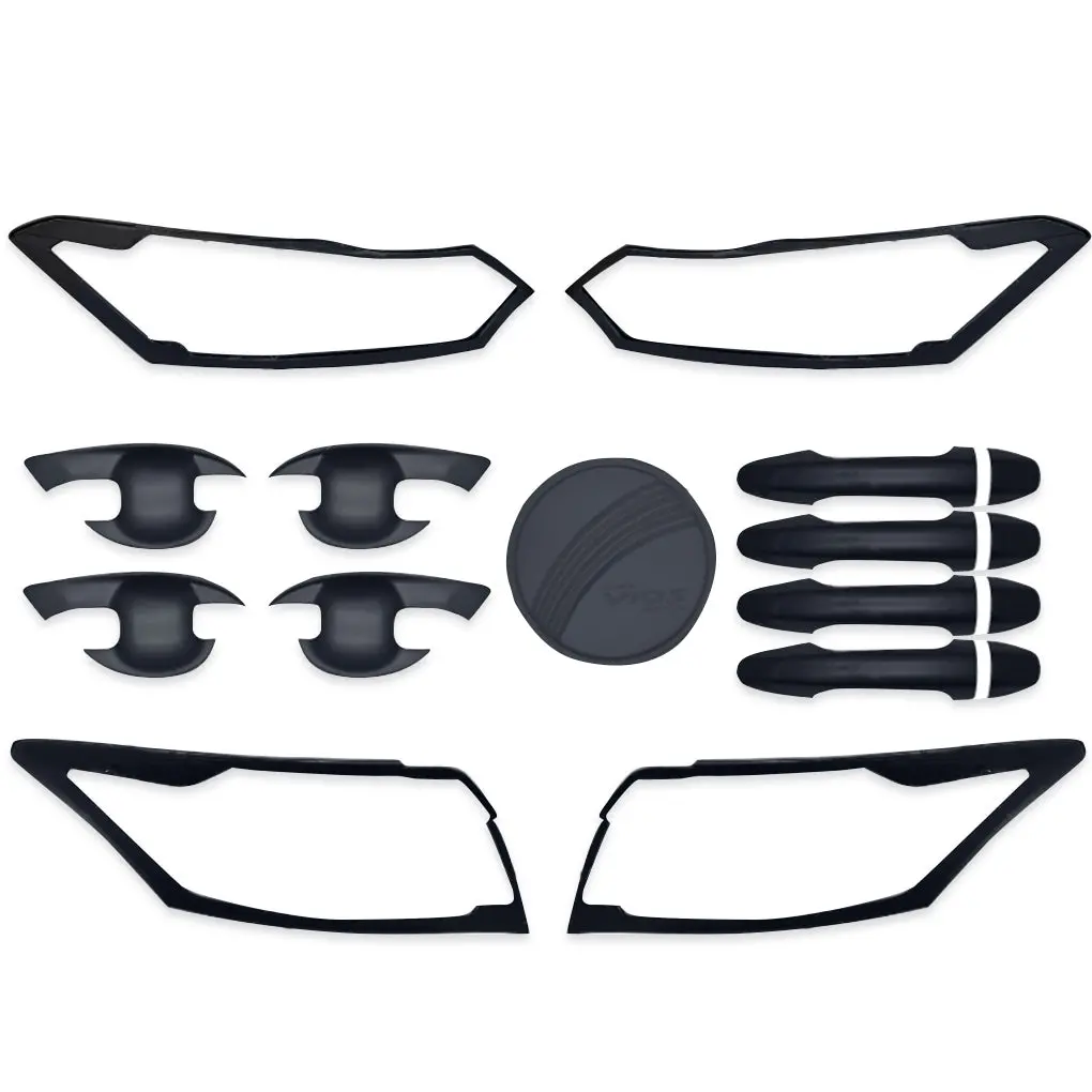 Toyota Vios Matte Black Combo Set 2014 - 2018 1