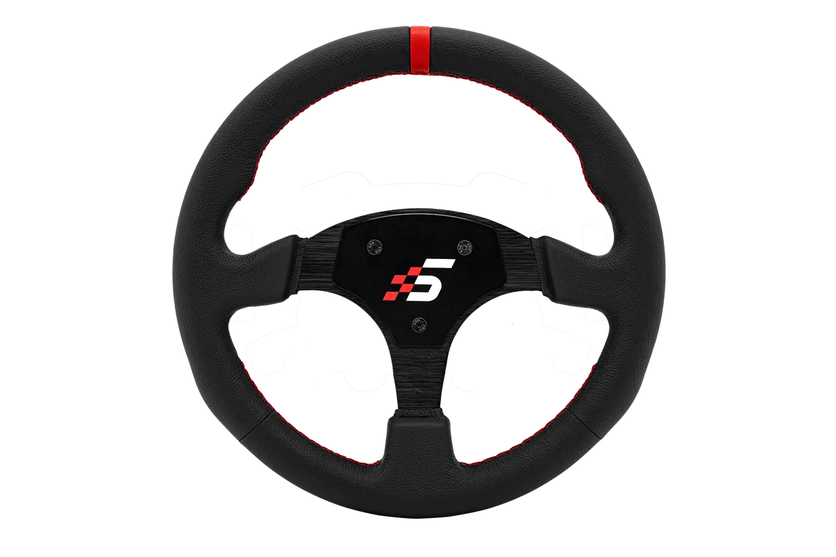 Simagic Round 330Mm Steering Wheel - Leather (P-330R) 1