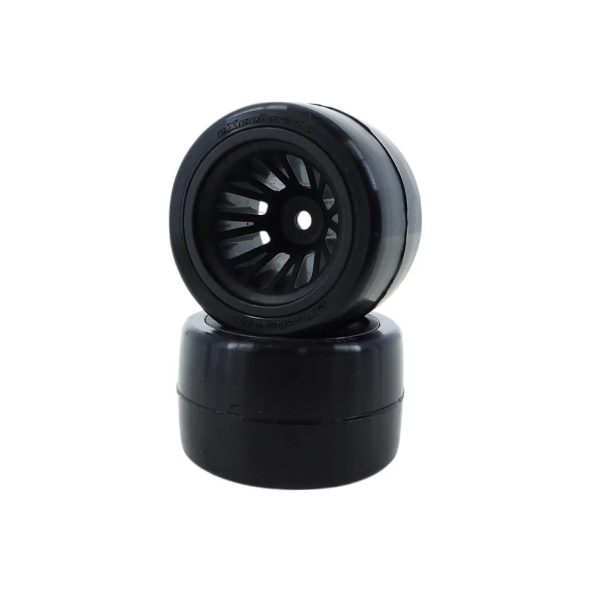 Excelerate F1 Rear Pre-Mount Rubber Tires (Cs) 1