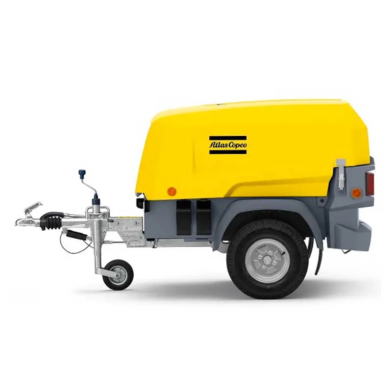 Atlas Copco Xahs 38 Kd Air Compressor 80Cfm 175Psi Portable Towable 1