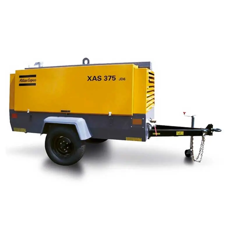 Atlas Copco Xas 375 Dd6 Air Compressor Portable 392Cfm 1