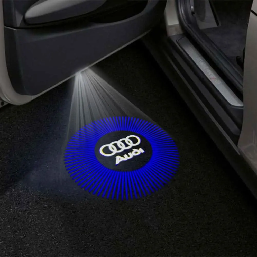Audi A6 Premium Door Puddle Lights Multiple Designs 2004 - 2026 13
