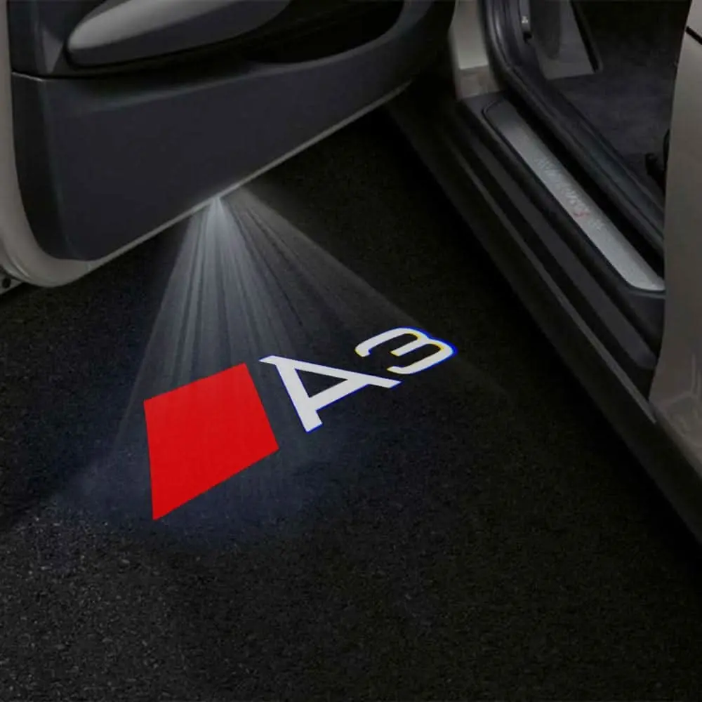 Audi A3 Premium Door Puddle Lights Multiple Designs 2003 - 2026 1