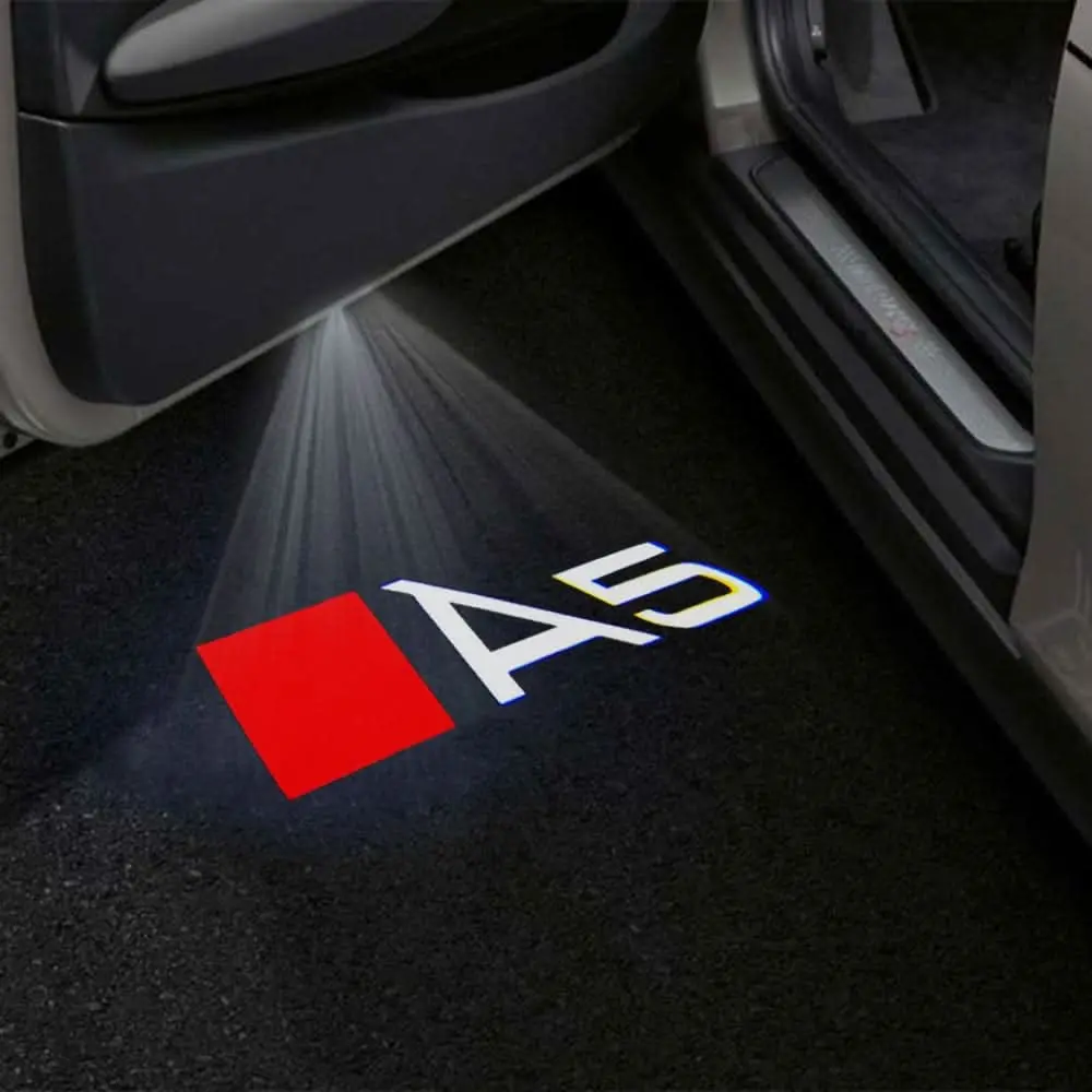 Audi A5 Premium Door Puddle Lights Multiple Designs 2007 - 2026 1