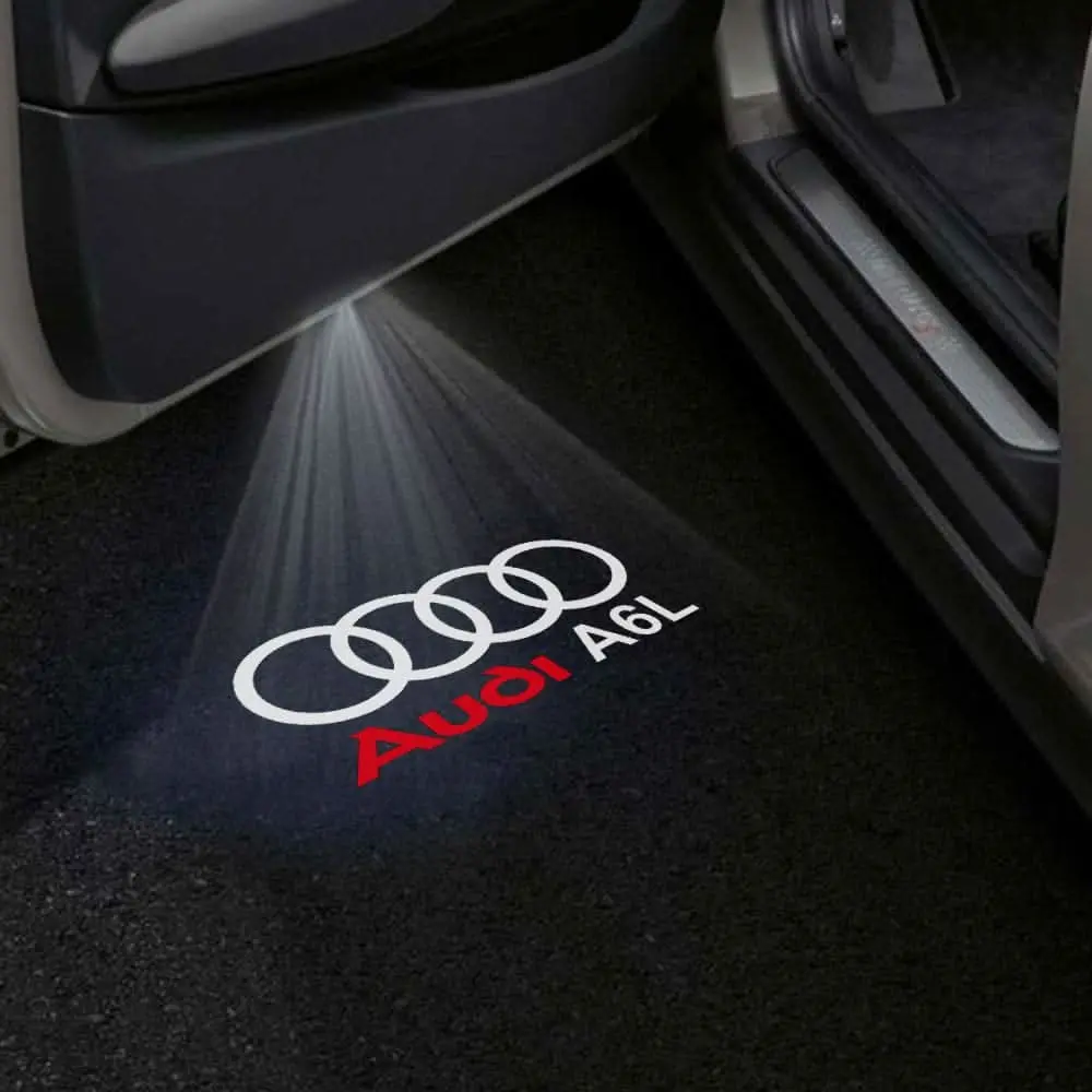 Audi A6 Premium Door Puddle Lights Multiple Designs 2004 - 2026 3