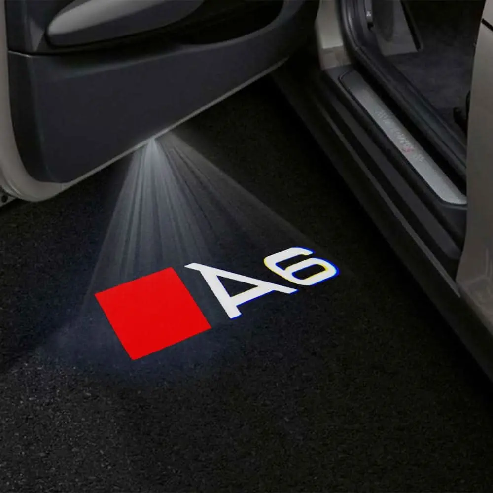 Audi A6 Premium Door Puddle Lights Multiple Designs 2004 - 2026 1