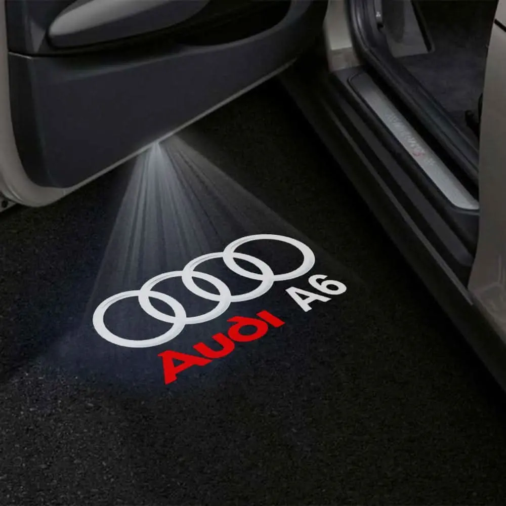 Audi A6 Premium Door Puddle Lights Multiple Designs 2004 - 2026 2