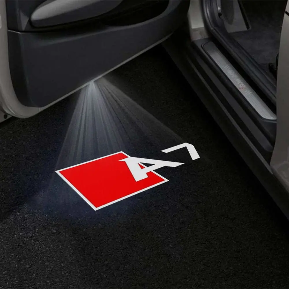 Audi A7 Premium Door Puddle Lights Multiple Designs 2010-2026 1