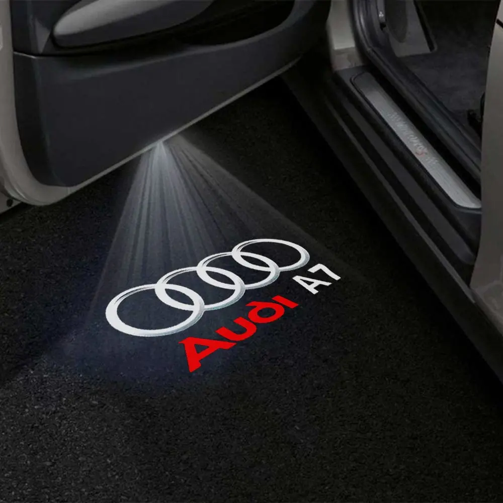 Audi A7 Premium Door Puddle Lights Multiple Designs 2010-2026 2