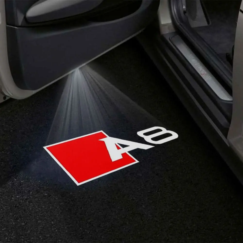 Audi A8 Premium Door Puddle Lights Multiple Designs 2002- 2026 1