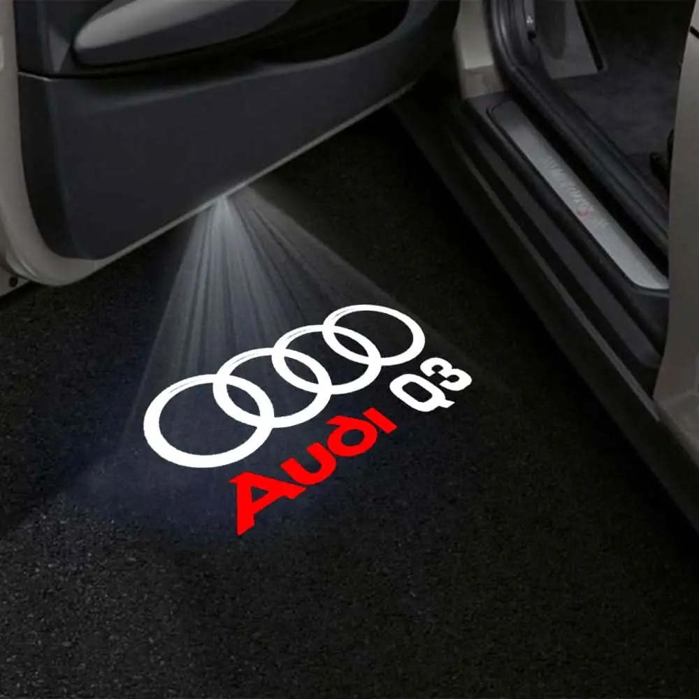 Audi Q3 Premium Door Puddle Lights Multiple Designs 2011 - 2026 1