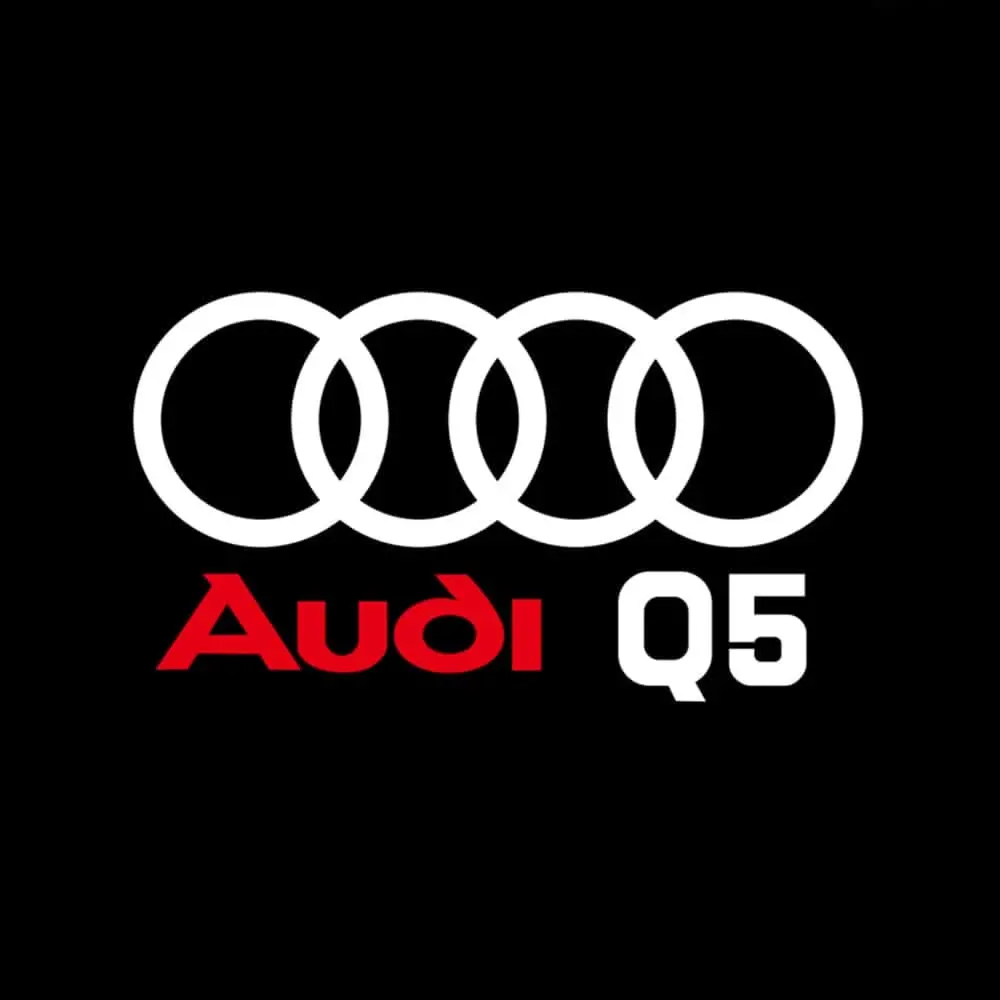 Audi Q5 Dynamic Dual Lens Premium Door Puddle Lights Multiple Designs 2008-2026 2